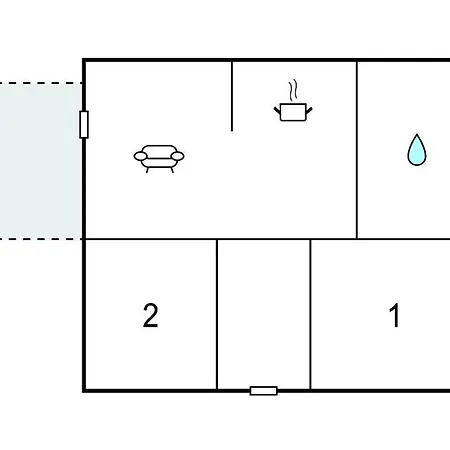 2 Bedroom Awesome In Semesterbostad